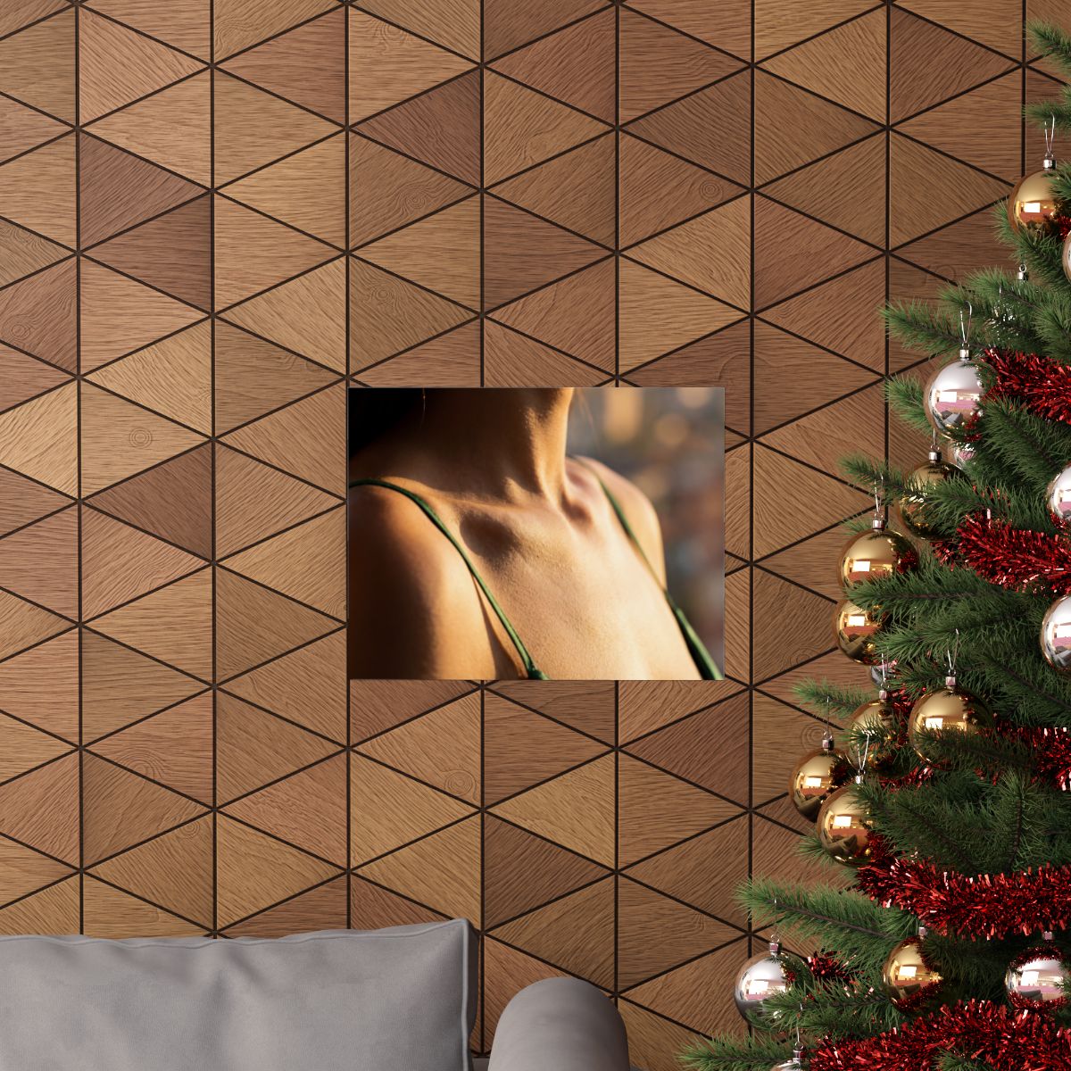 Matte Horizontal Posters - Golden Hour Glow - Minimalist......