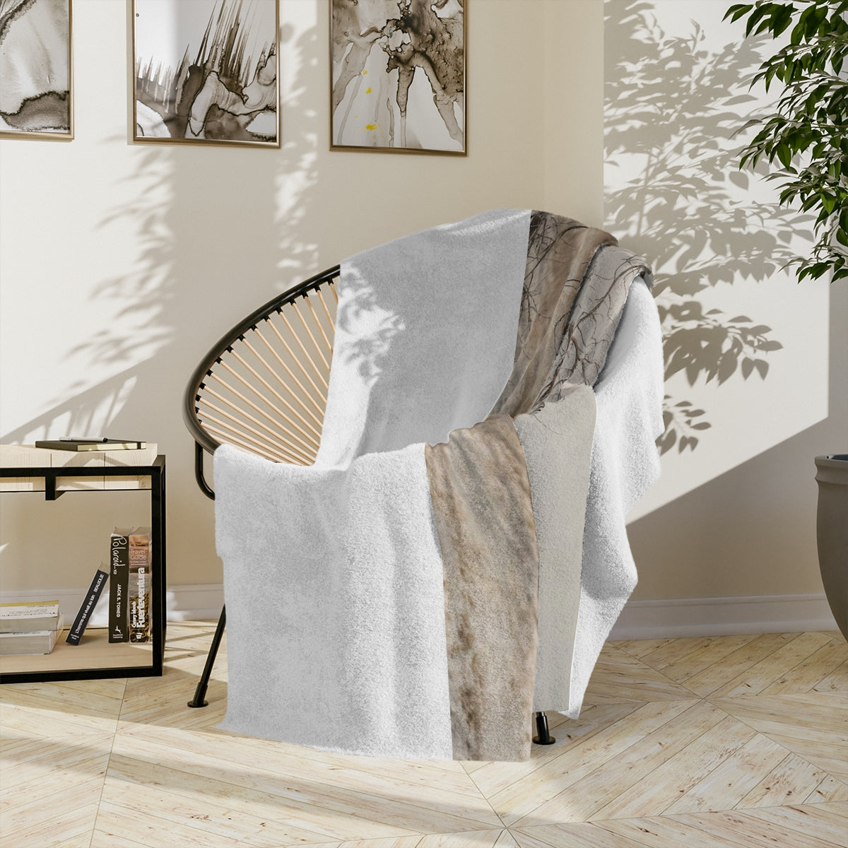Velveteen Microfiber Blanket - Winter Branch Solitude... |...