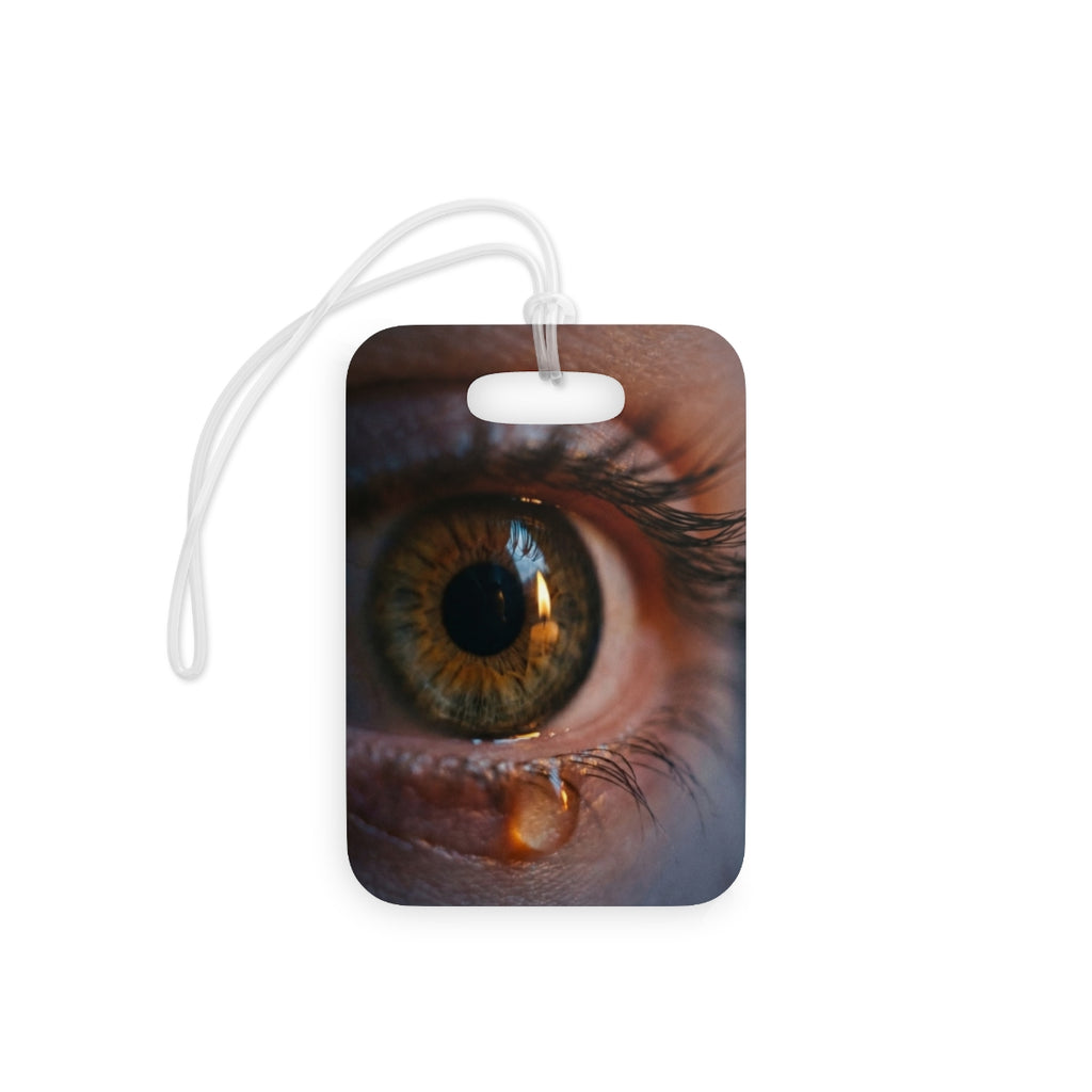 Luggage Tags - Amber Iris Reflection Fine Art Print |...