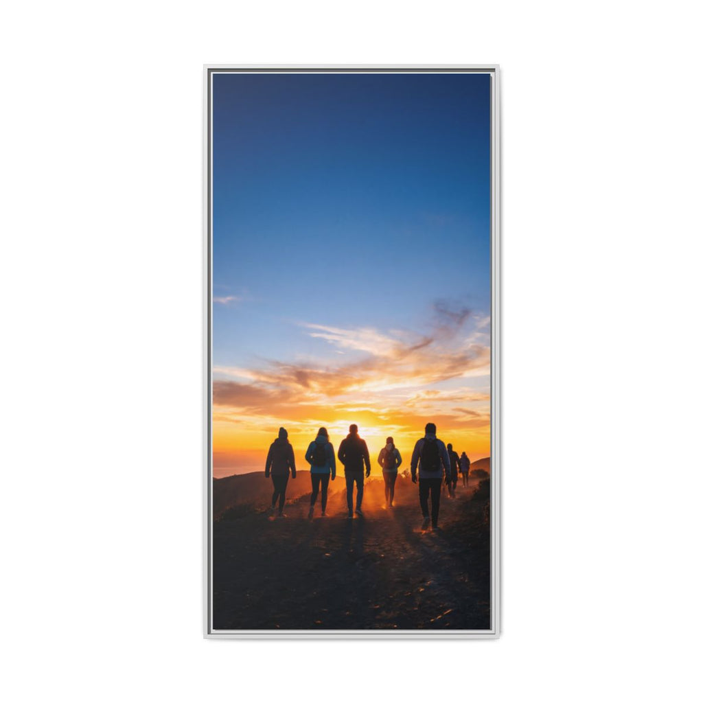 Matte Canvas, Framed - Epic Dawn Trek