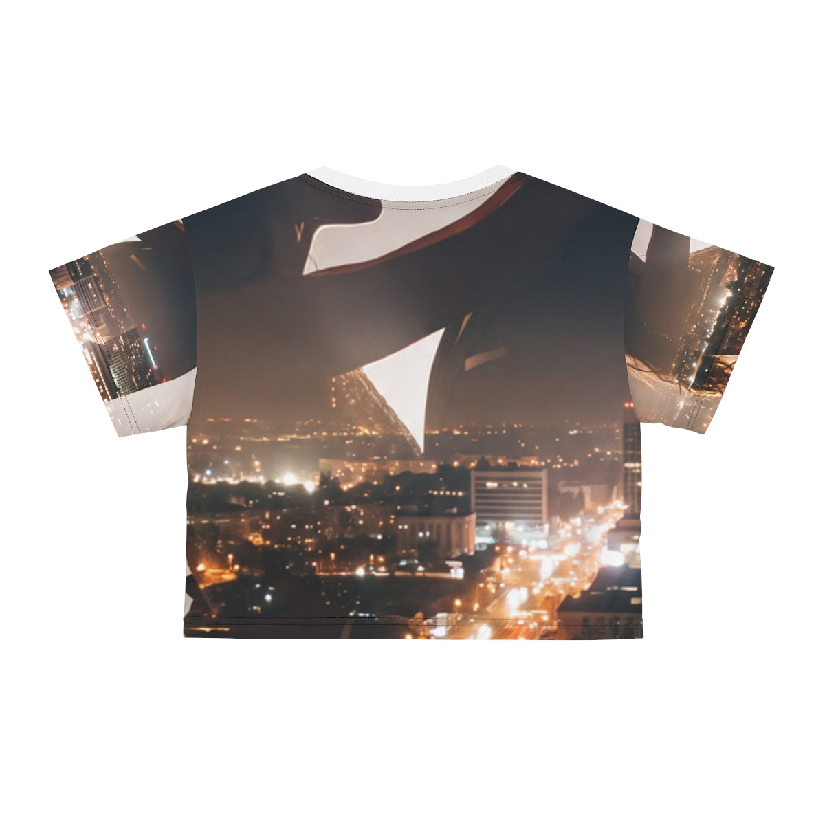 Crop Tee - Midnight City Lovers | Echovira Gallery