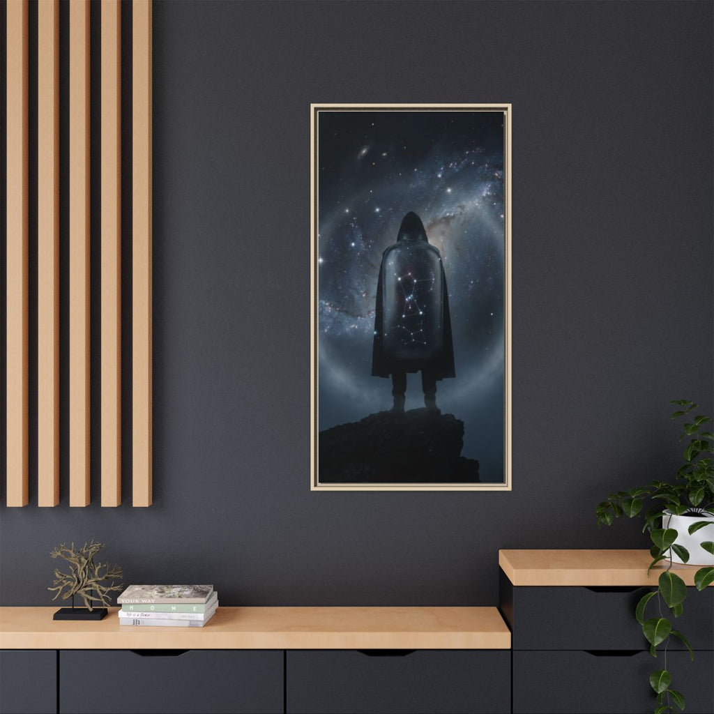 Framed Matte Canvas - Cosmic Sentinel — Natural / 1.25"... |...