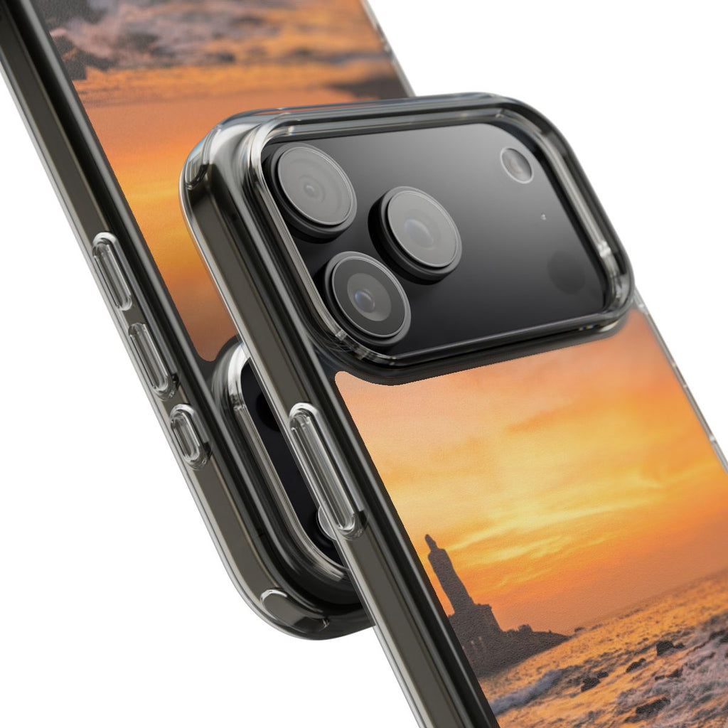 Clear Impact-Resistant Cases - Clear Phone Case - Golden...