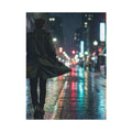 Rainy City Neon Walk Toddler Blanket