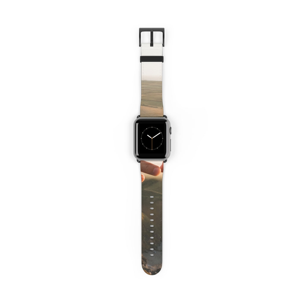 Apple Watch Band - The Infinite Touch | Ethereal Coastal Art...