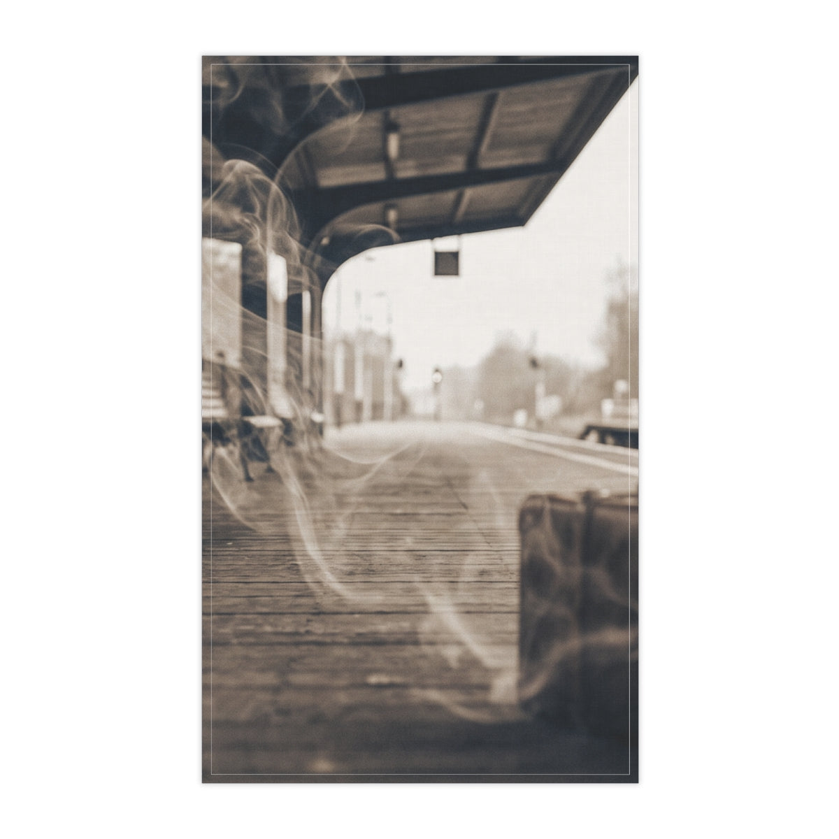 Tea Towels - Ghost Platform Vintage Setting | Echovira...