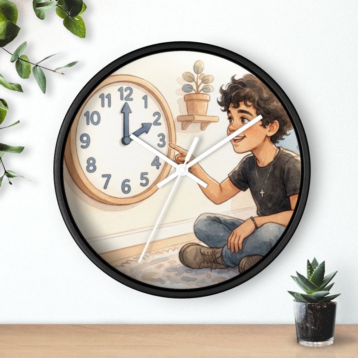 Wall Clock - Time to Learn | Echovira Gallery