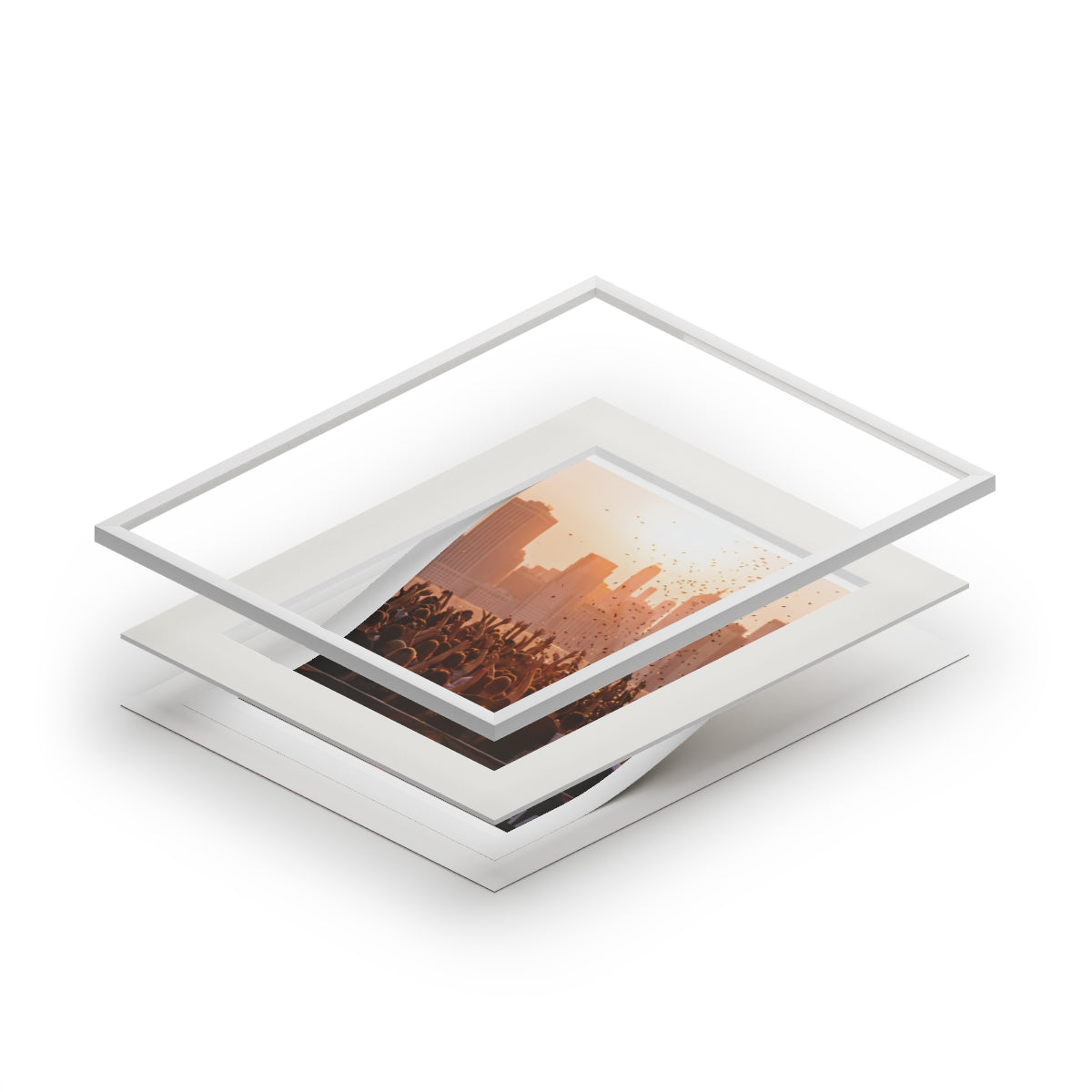 Fine Art Print (Paper Frame) - City Lights (11×14 & 16×20) |...