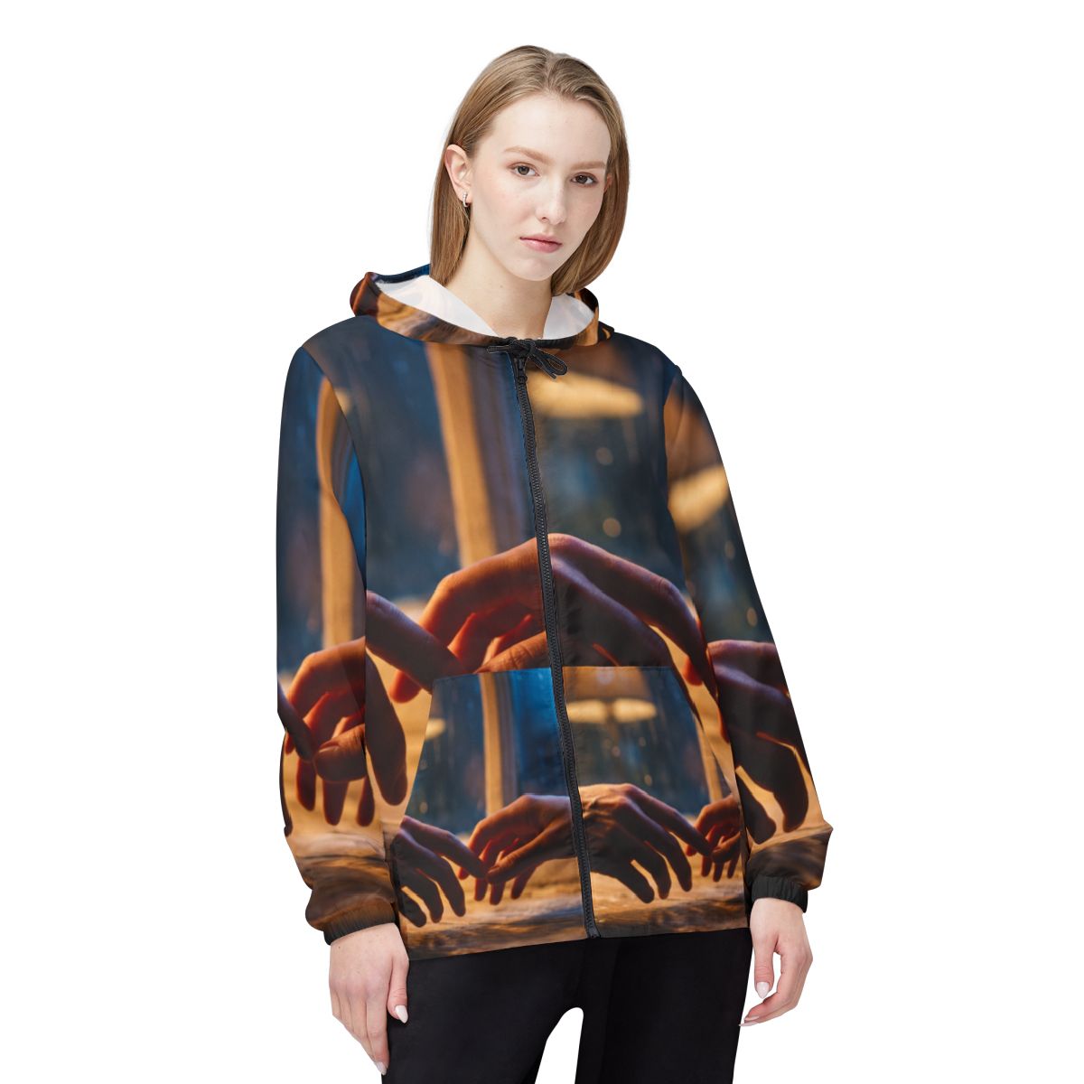 Unisex Windbreaker Jacket - Twilight Storm Protection |...