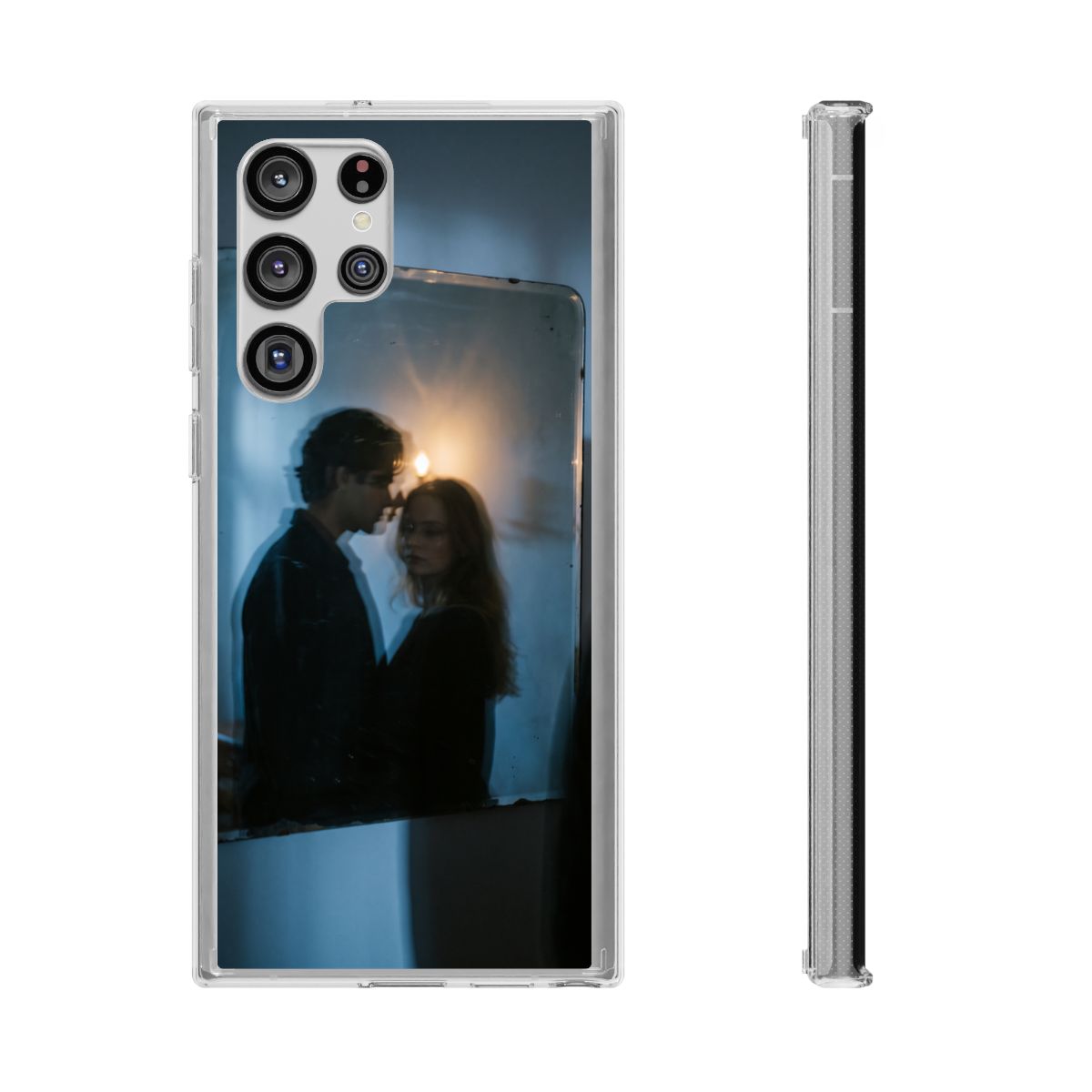 Clear Impact-Resistant Cases - Midnight Reflection Clear......