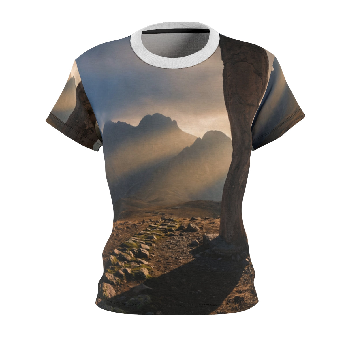 Women's Cut & Sew Tee - Mountains