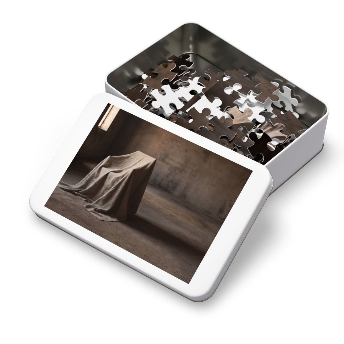 Jigsaw Puzzle with Tin - Wabi Sabi Focus