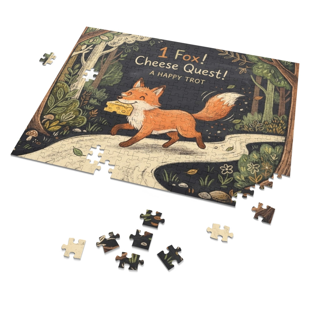 Jigsaw Puzzle with Tin - Fox Quest (30, 110, 252, 500, 1000...