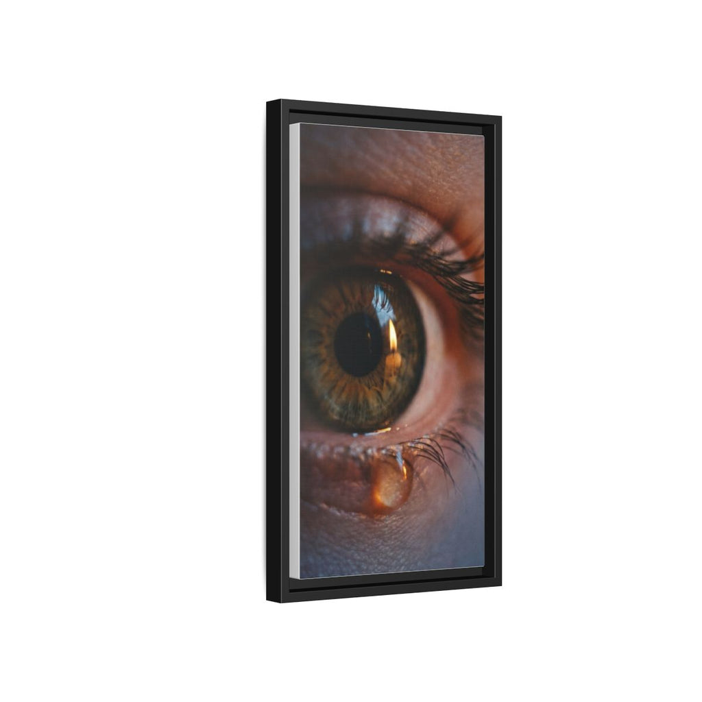 Framed Matte Canvas - Mystic Eye — Black / 1.25"
