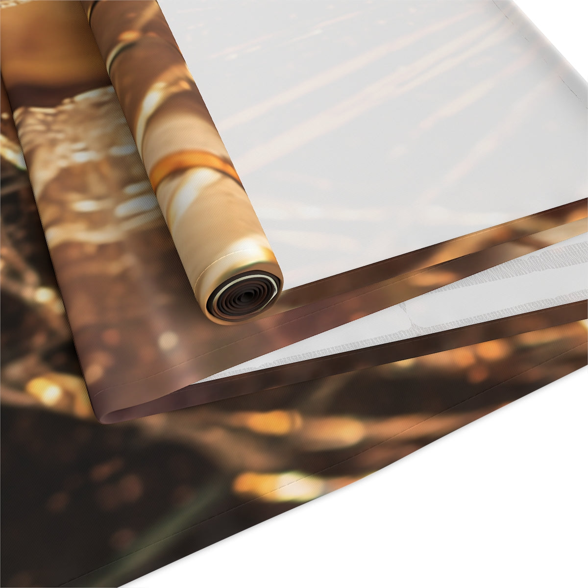 Table Runner - Cinematic Amber Glow