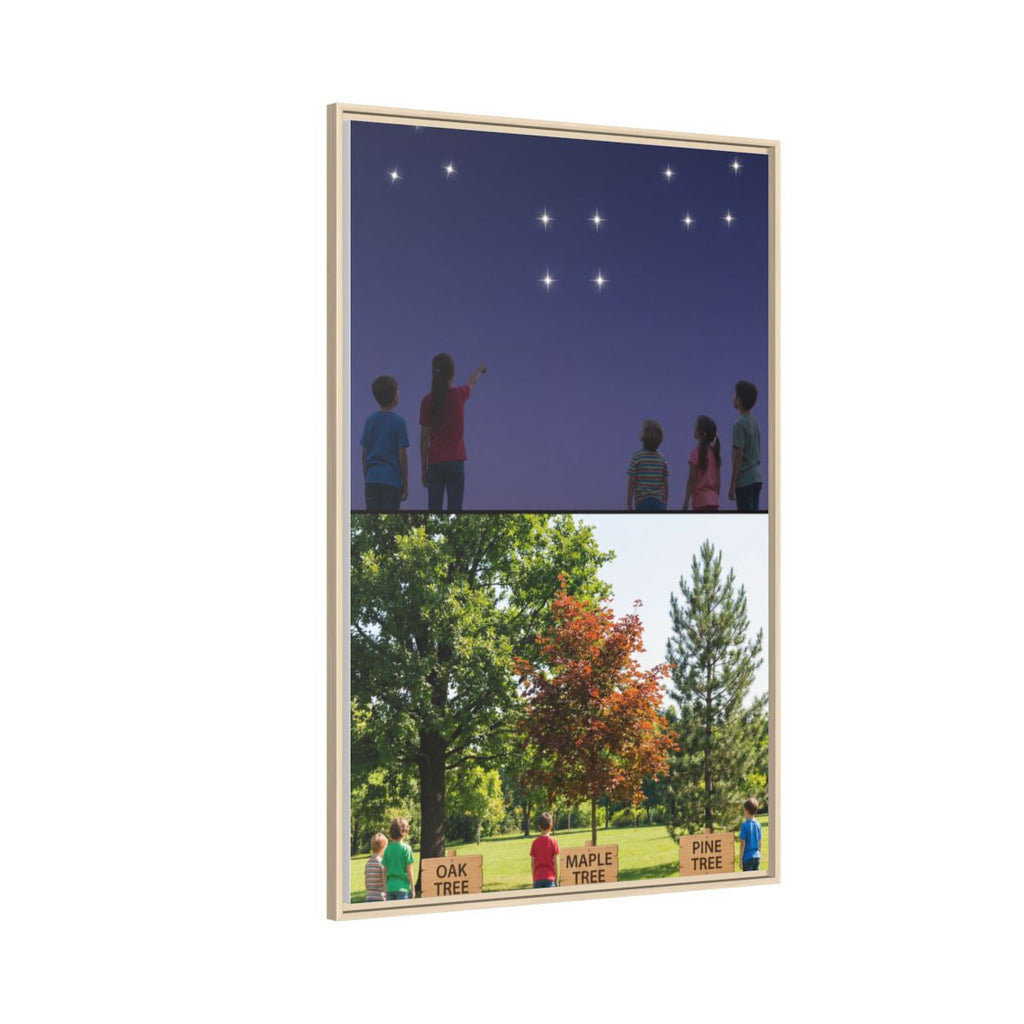 Framed Matte Canvas - Discovery — Natural / 1.25"