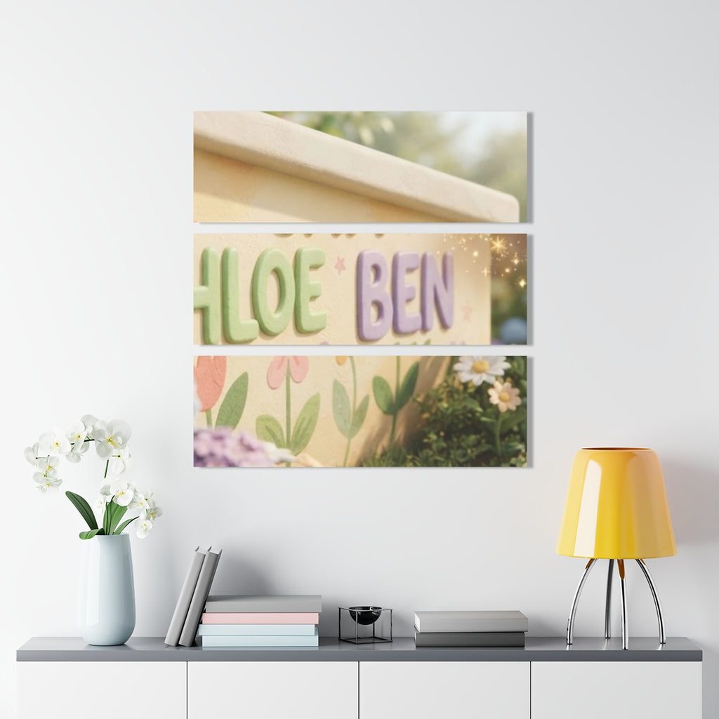Acrylic Prints - Garden Wall Triptych — Landscape | Echovira...