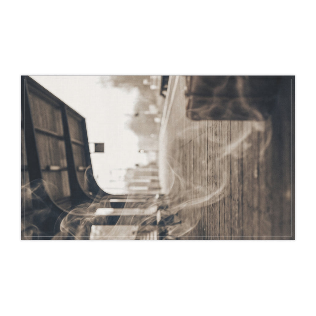 Tea Towels - Ghost Platform Vintage Setting | Echovira...