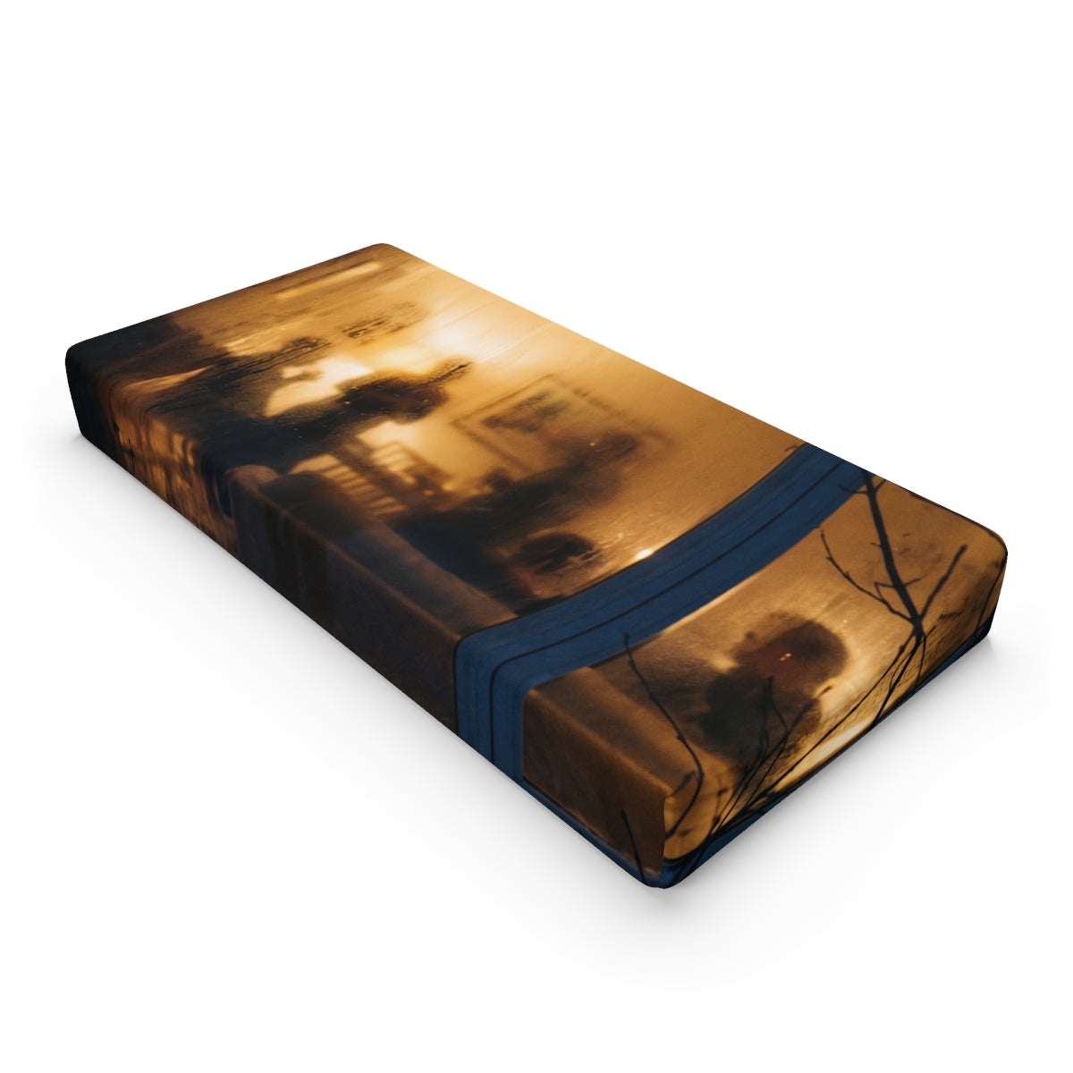 Baby Changing Pad Cover with Steamy Window Art