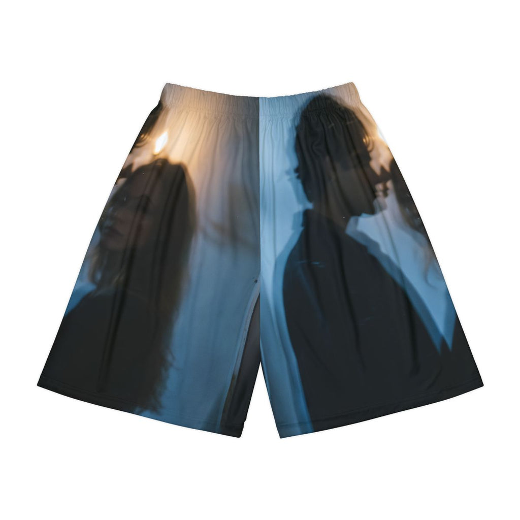 Men's Sports Shorts - Midnight Blue - Cozy Silhouette Style...
