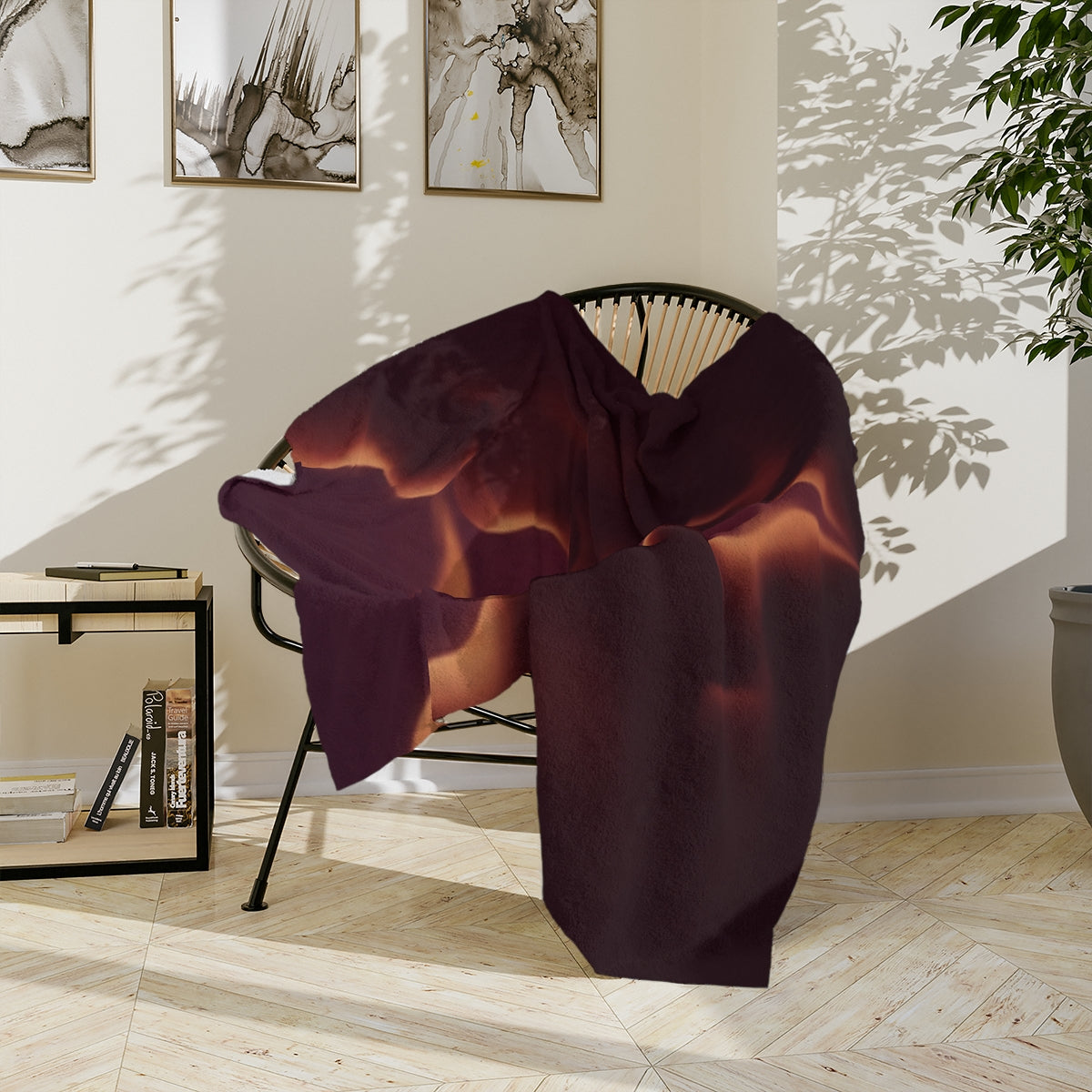 Velveteen Blanket - Smoky Reverie | Echovira Gallery
