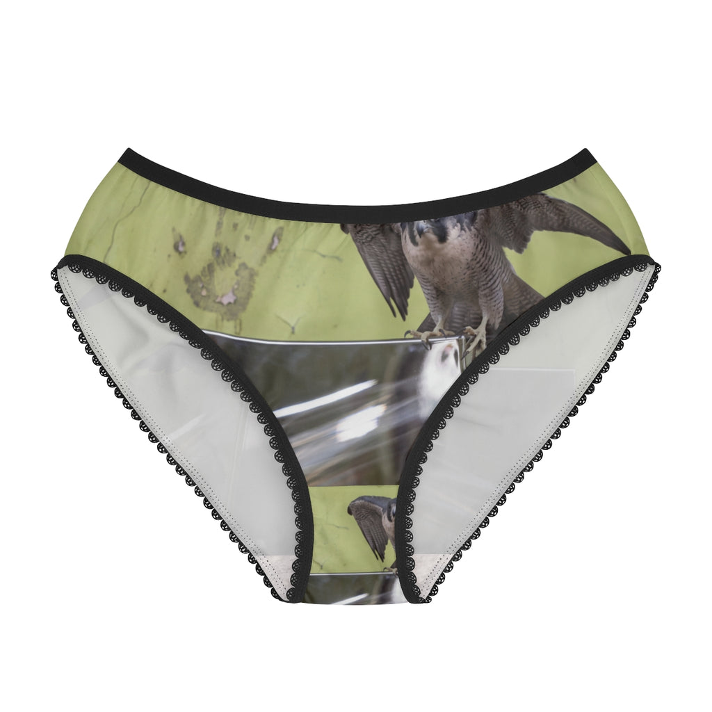 Women's Briefs with Peregrine Falcon Art