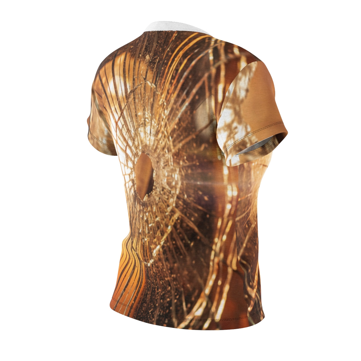 Women's Cut & Sew Tee - Shattered Amber | Echovira Gallery