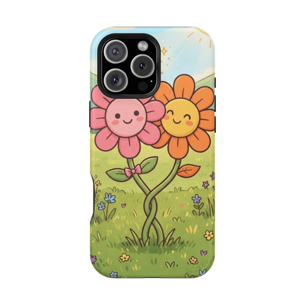 Impact-Resistant Cases - Sunny Meadow Friends Floral Art |...