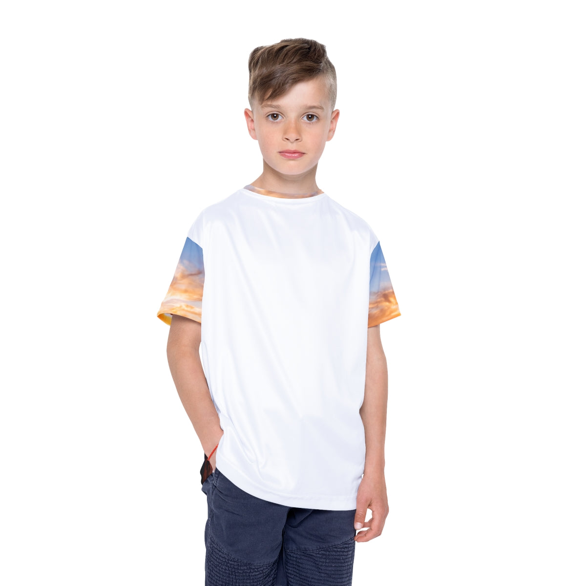 Kids Sports Jersey - Sunset Horizon | Echovira Gallery