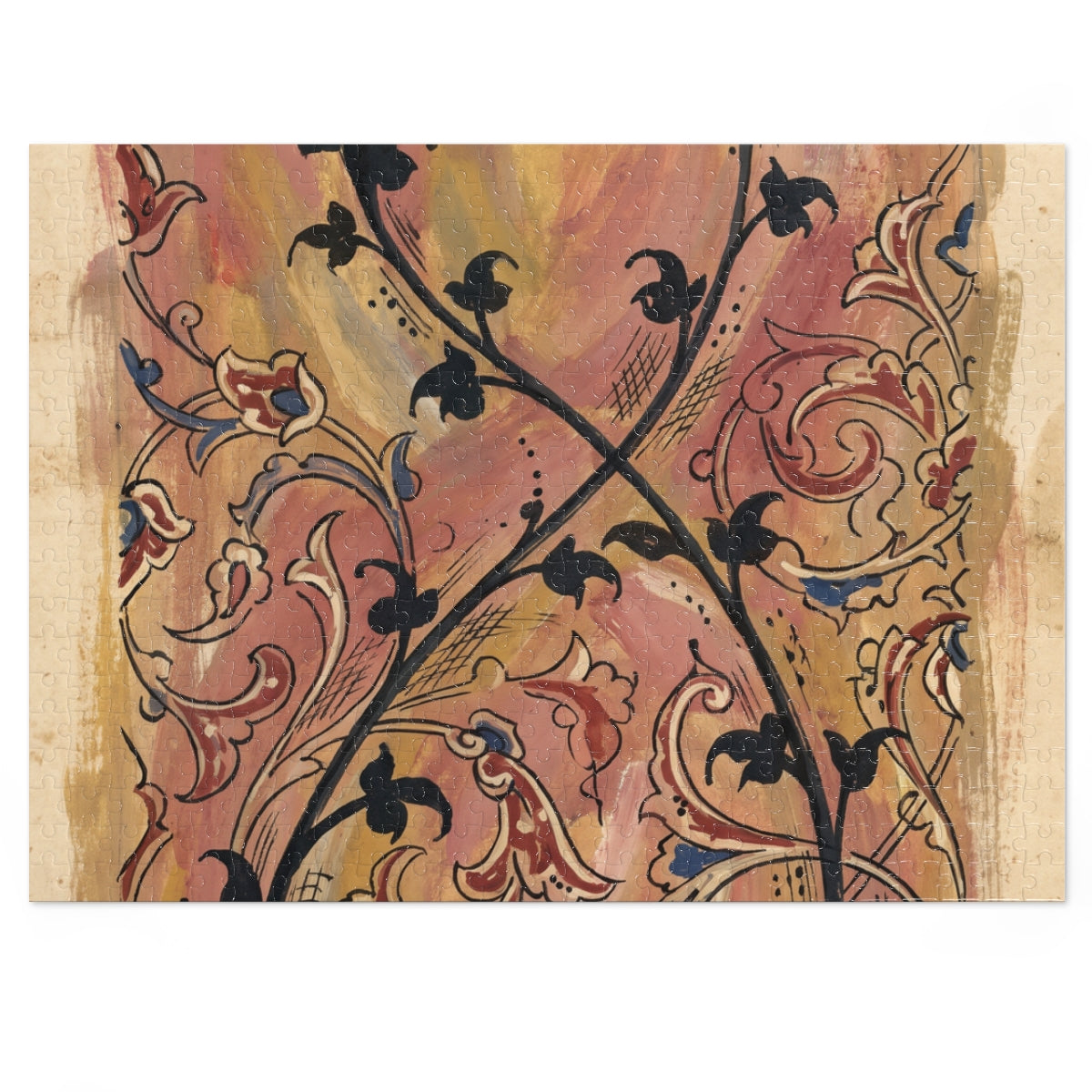 Jigsaw Puzzle with Tin - Gothic Arabesque Puzzle (30, 110......