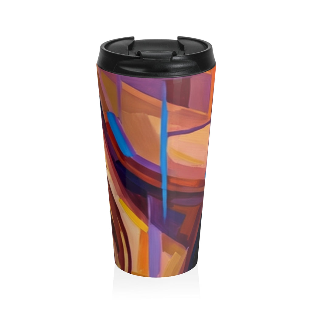 Stainless Steel Travel Mug - Shattered Elegance | Echovira...