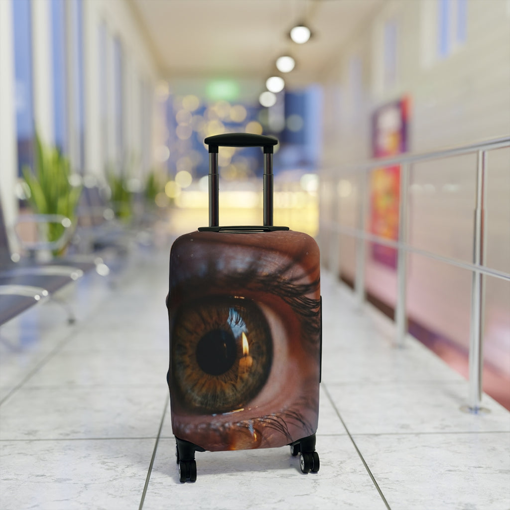 Luggage Cover - Amber Iris Reflection Fine Art Print |...