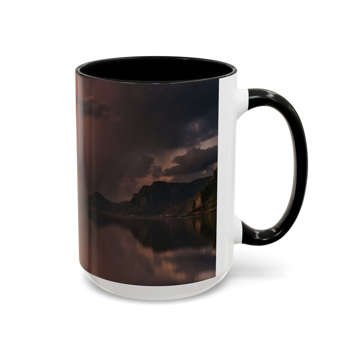 Accent Mug - Golden Hour Cloudscape | Echovira Gallery