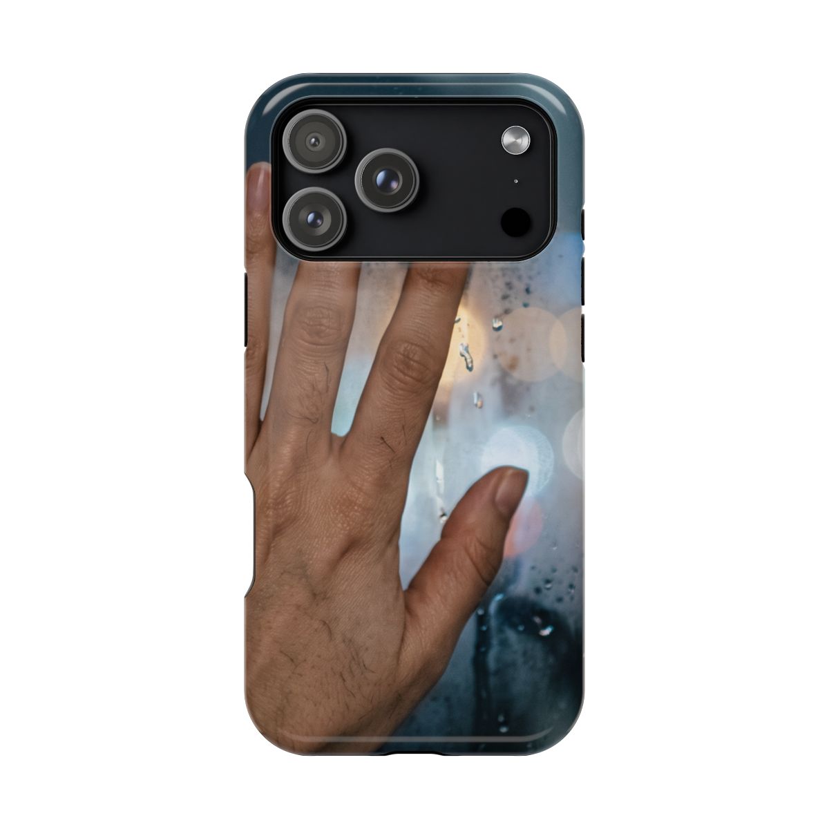 Rainy City iPhone Case with Nocturnal Bokeh