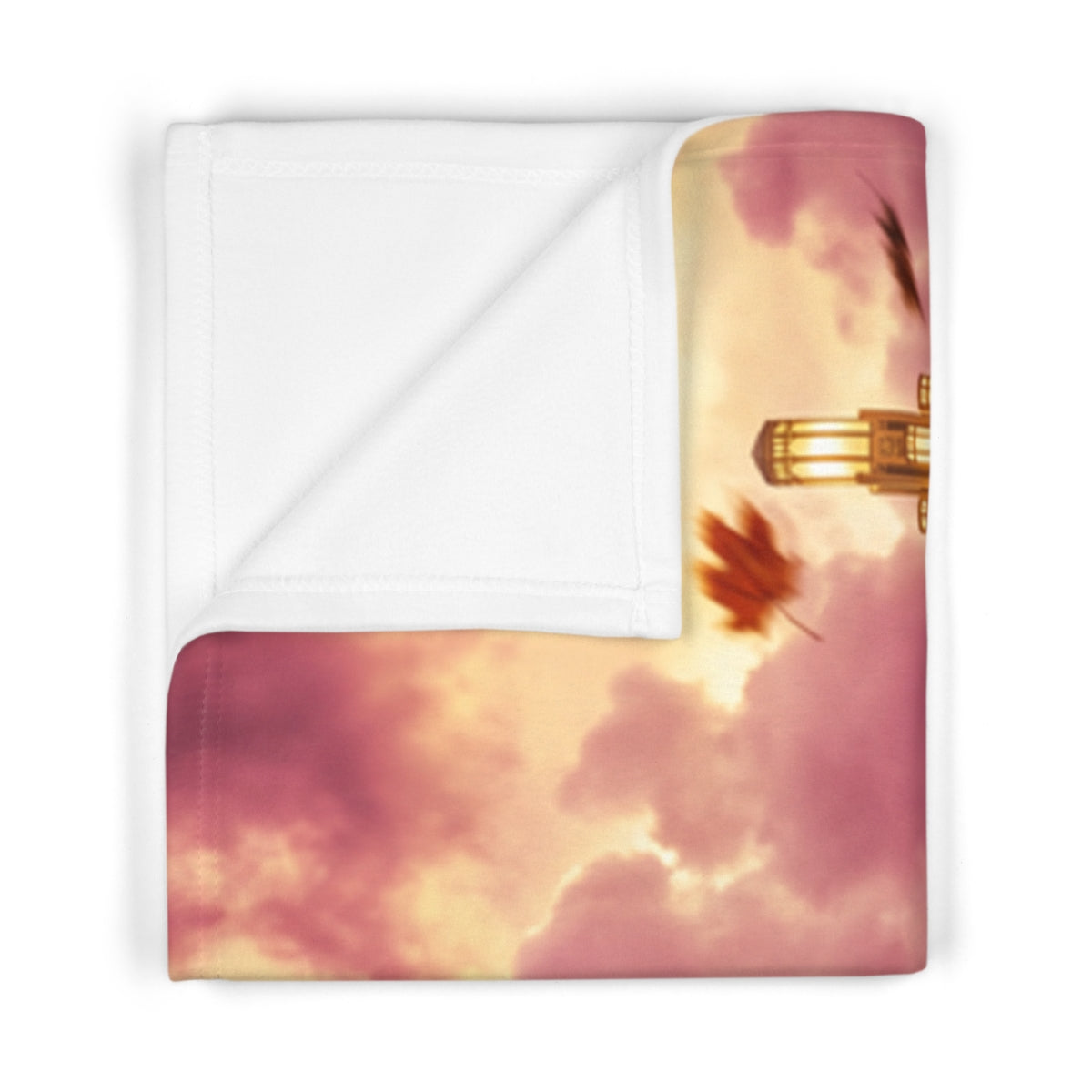Autumn Twilight Promenade Fleece Baby Blanket