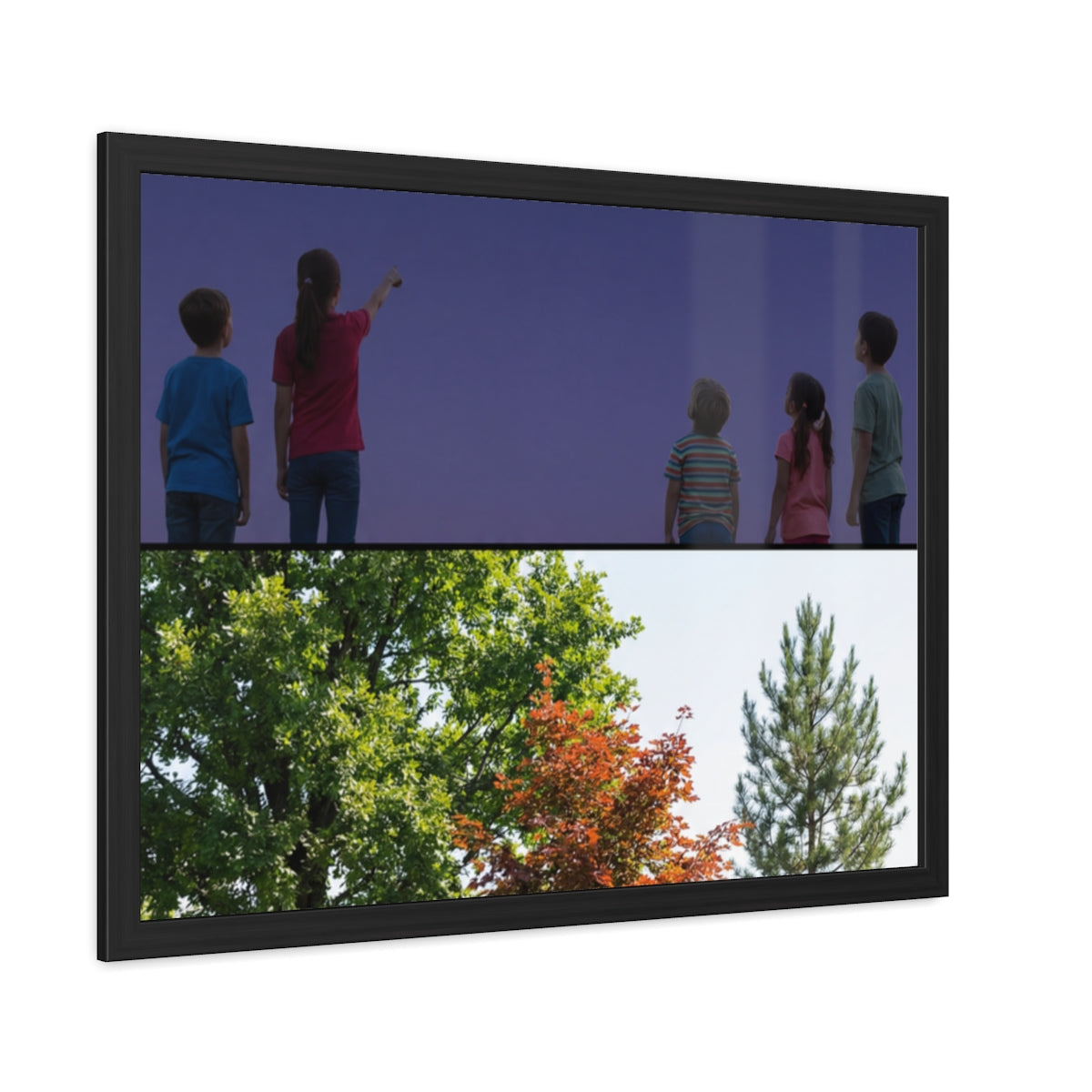 Framed Poster - Little Explorer — Landscape