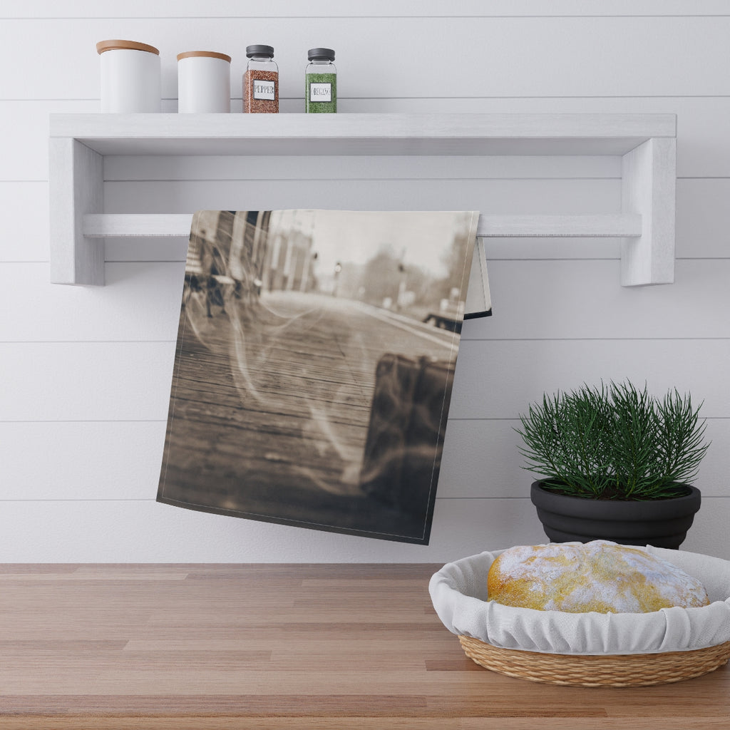 Tea Towels - Ghost Platform Vintage Setting | Echovira...