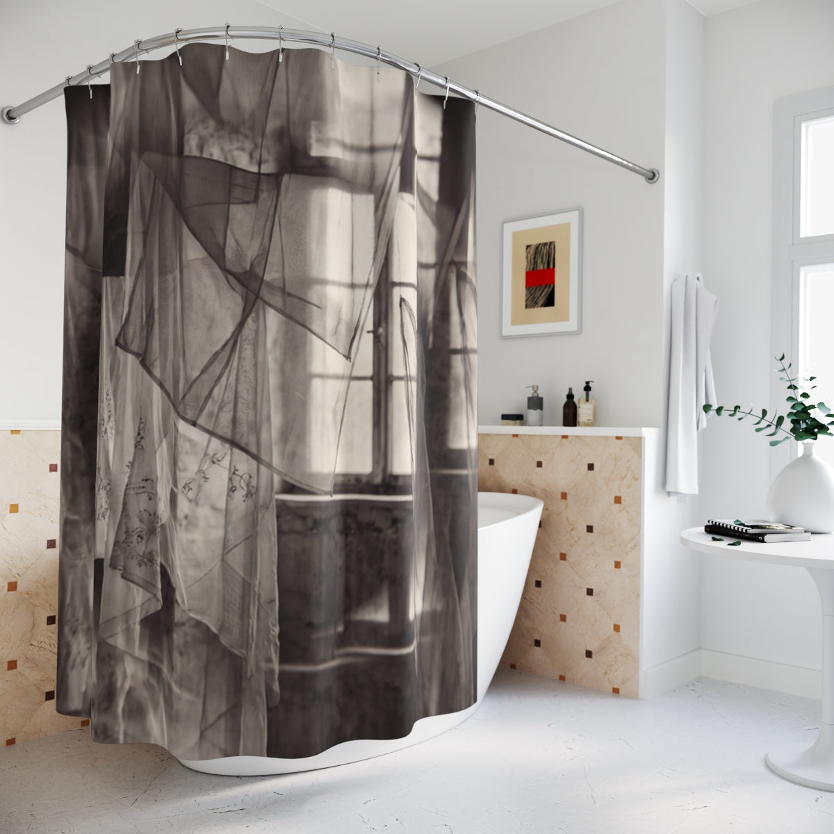Shower Curtains - Spectral Veils | Echovira Gallery