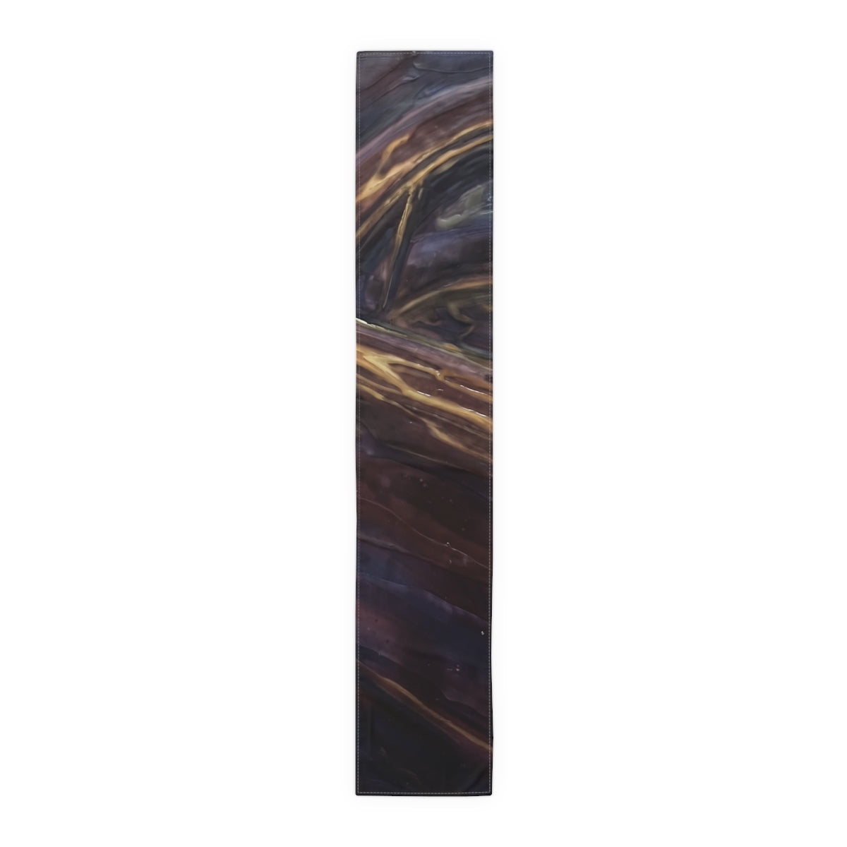 Table Runner - Midnight Glare Abstract | Echovira Gallery