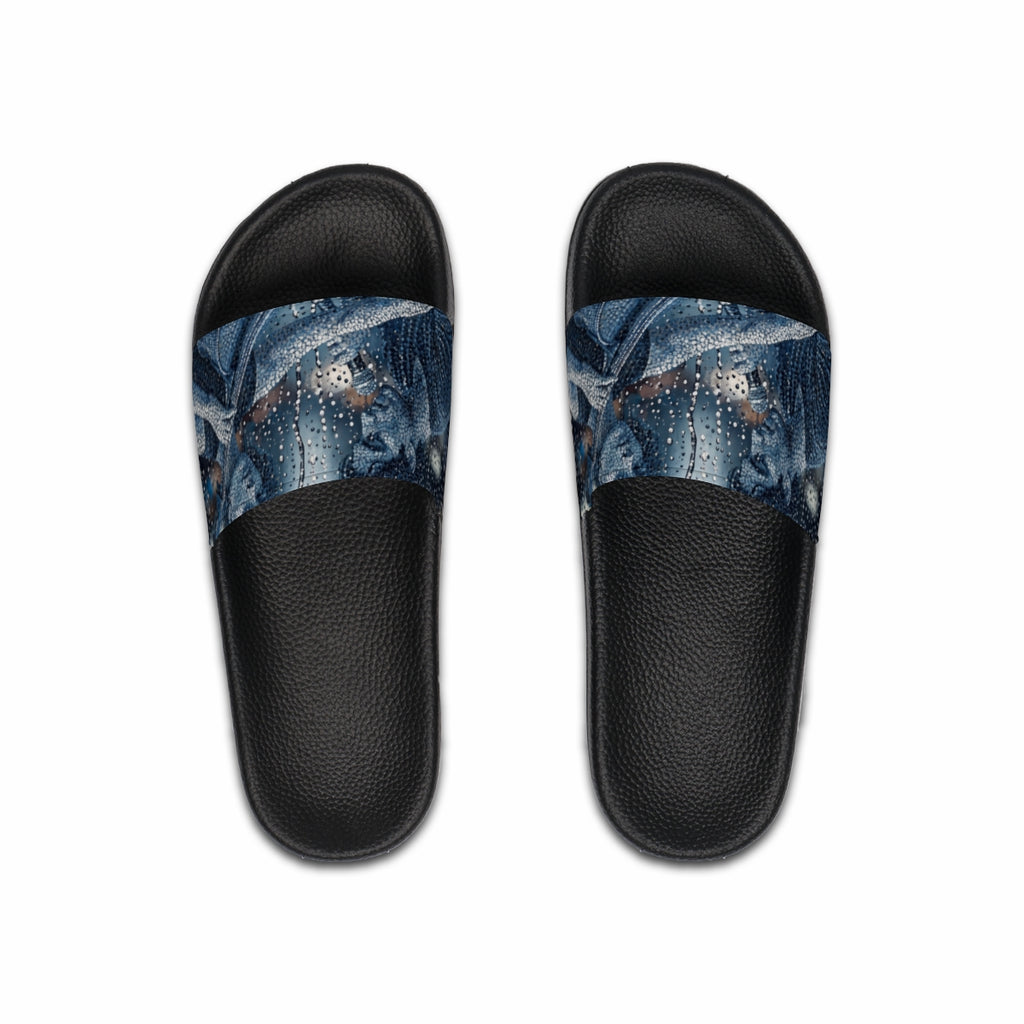 Men's Slide Sandals - Rainy Melody | Echovira Gallery