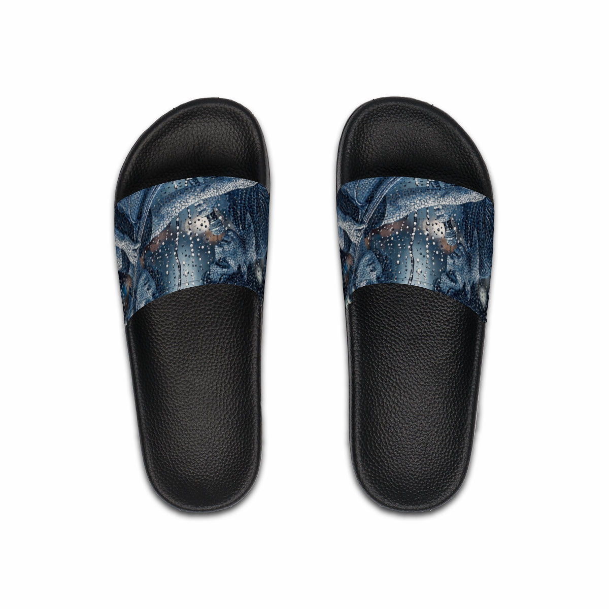 Men's Slide Sandals - Rainy Melody | Echovira Gallery