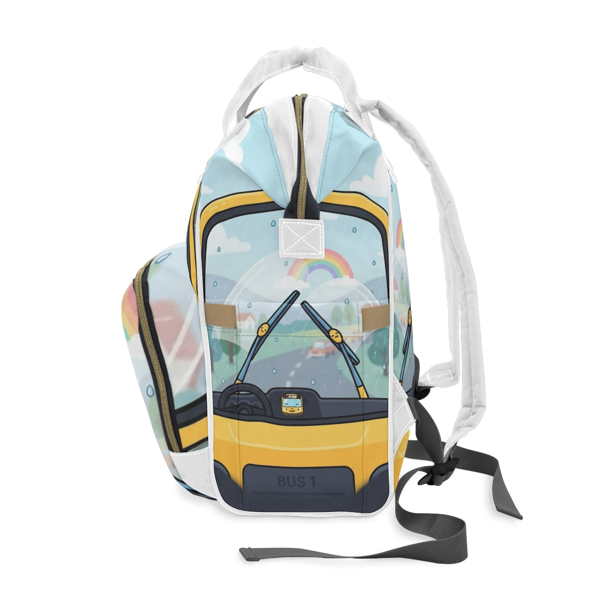 Diaper Backpack - Happy Bus Journey | Echovira Gallery