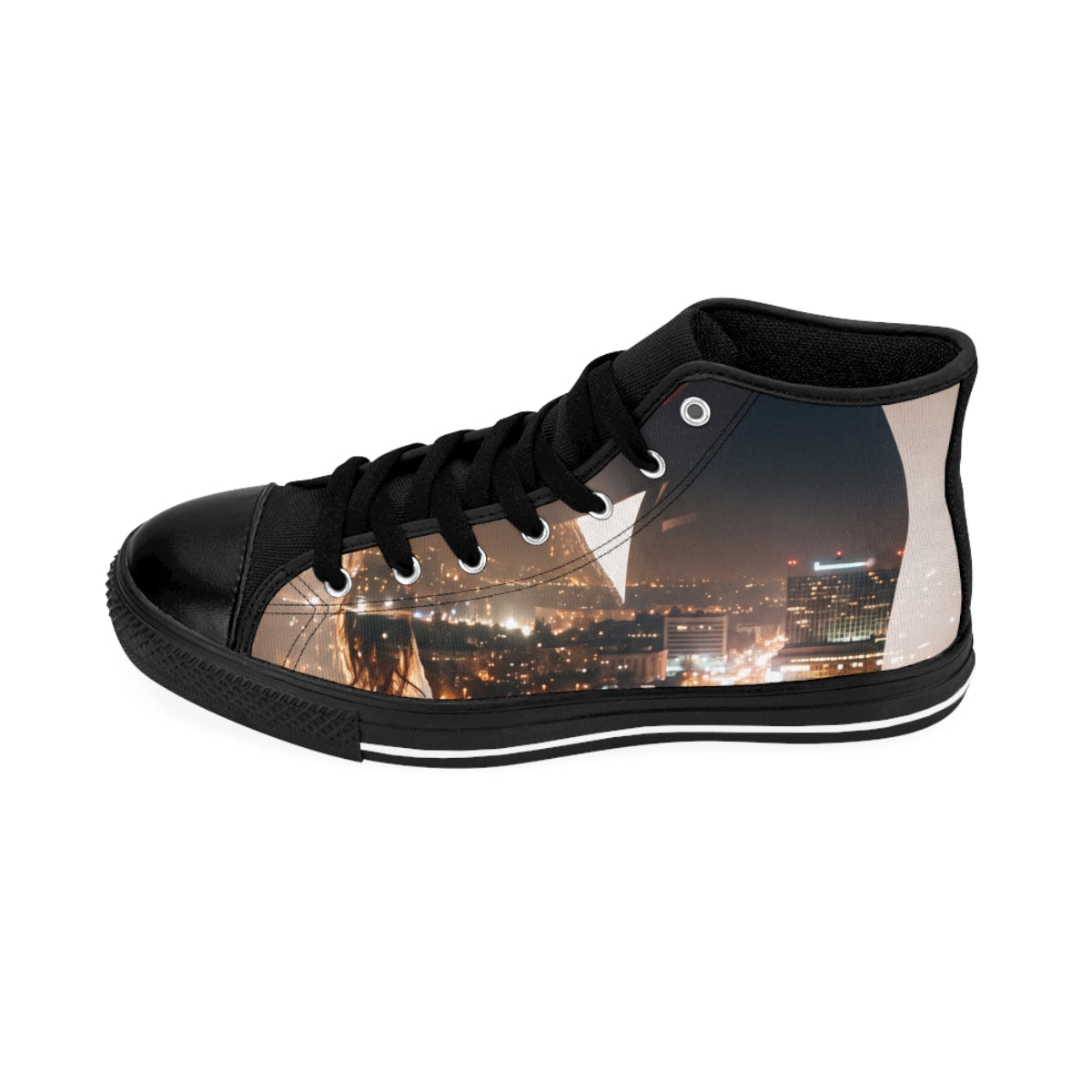 Women's Classic Sneakers - Midnight City | Echovira Gallery