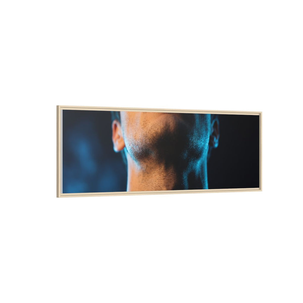 Framed Matte Canvas - Neon Noir