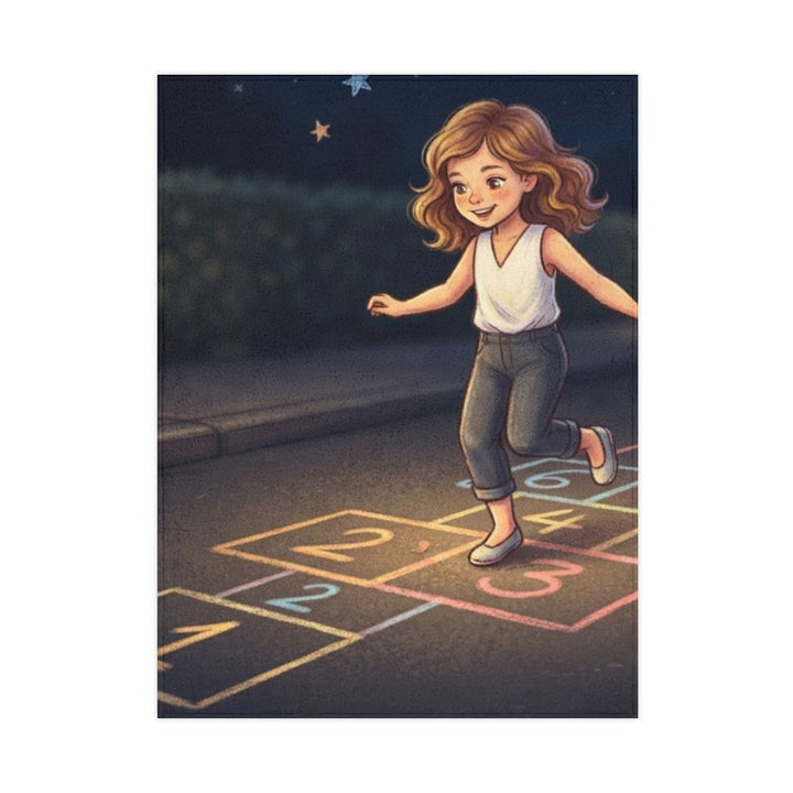 Toddler Blanket - Twilight Hopscotch Dream