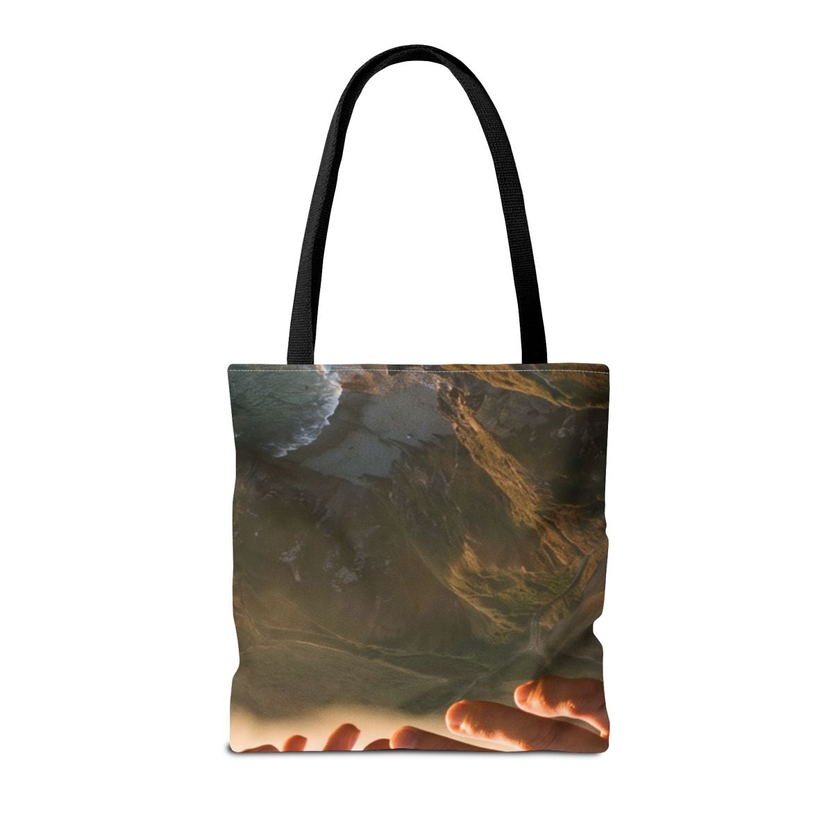 Tote Bag - The Infinite Touch | Ethereal Coastal Art |...