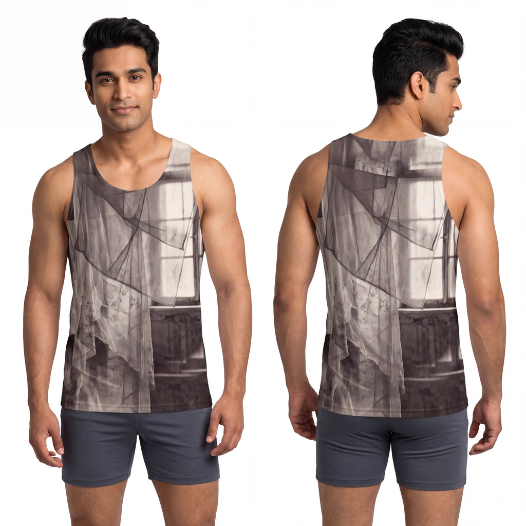 Men's Tank Top - Spectral Veils | Echovira Gallery