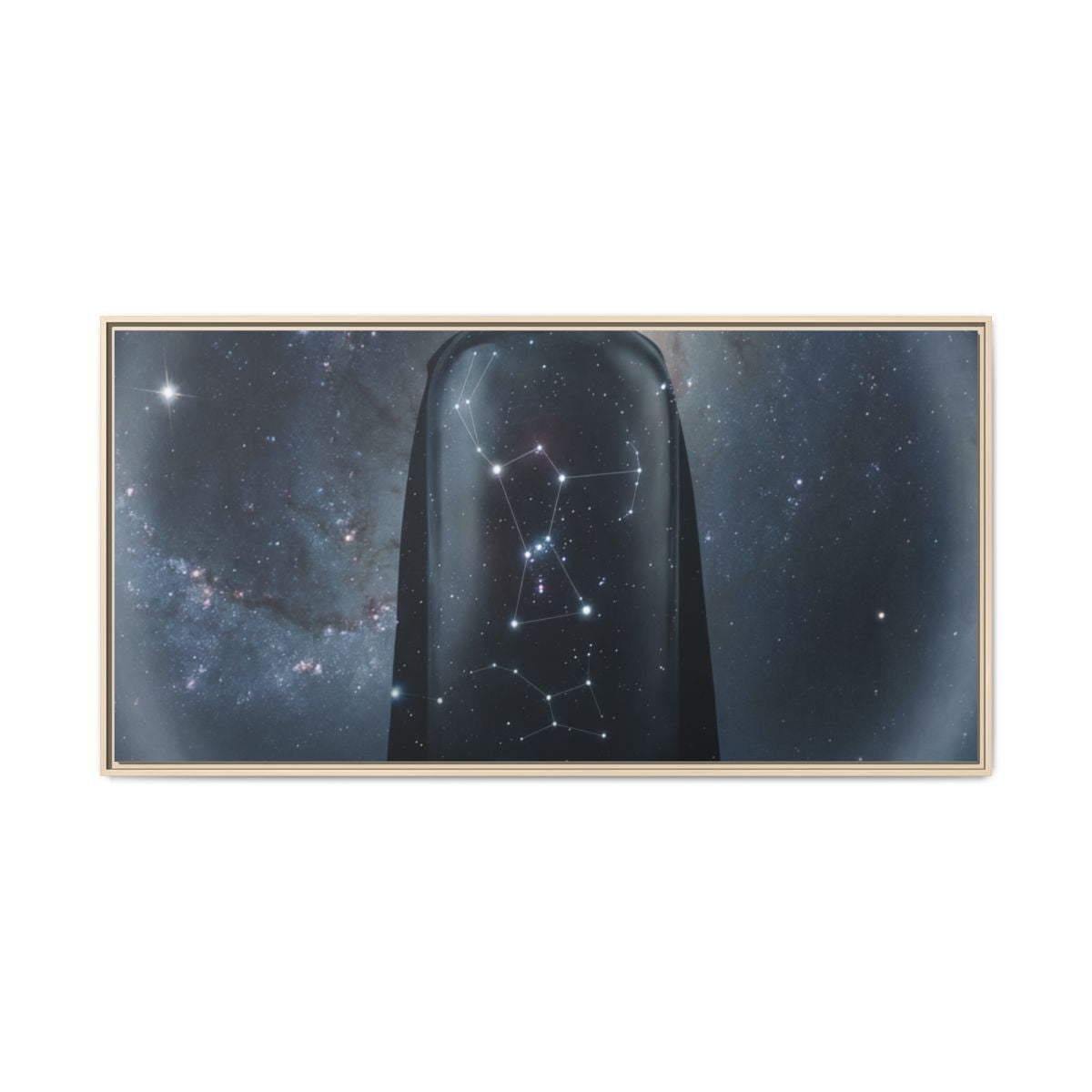 Framed Matte Canvas - Cosmic Sentinel — Natural / 1.25"... |...