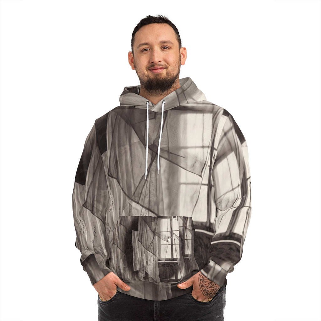 Men's Fashion Hoodie - Spectral Veils | Echovira Gallery
