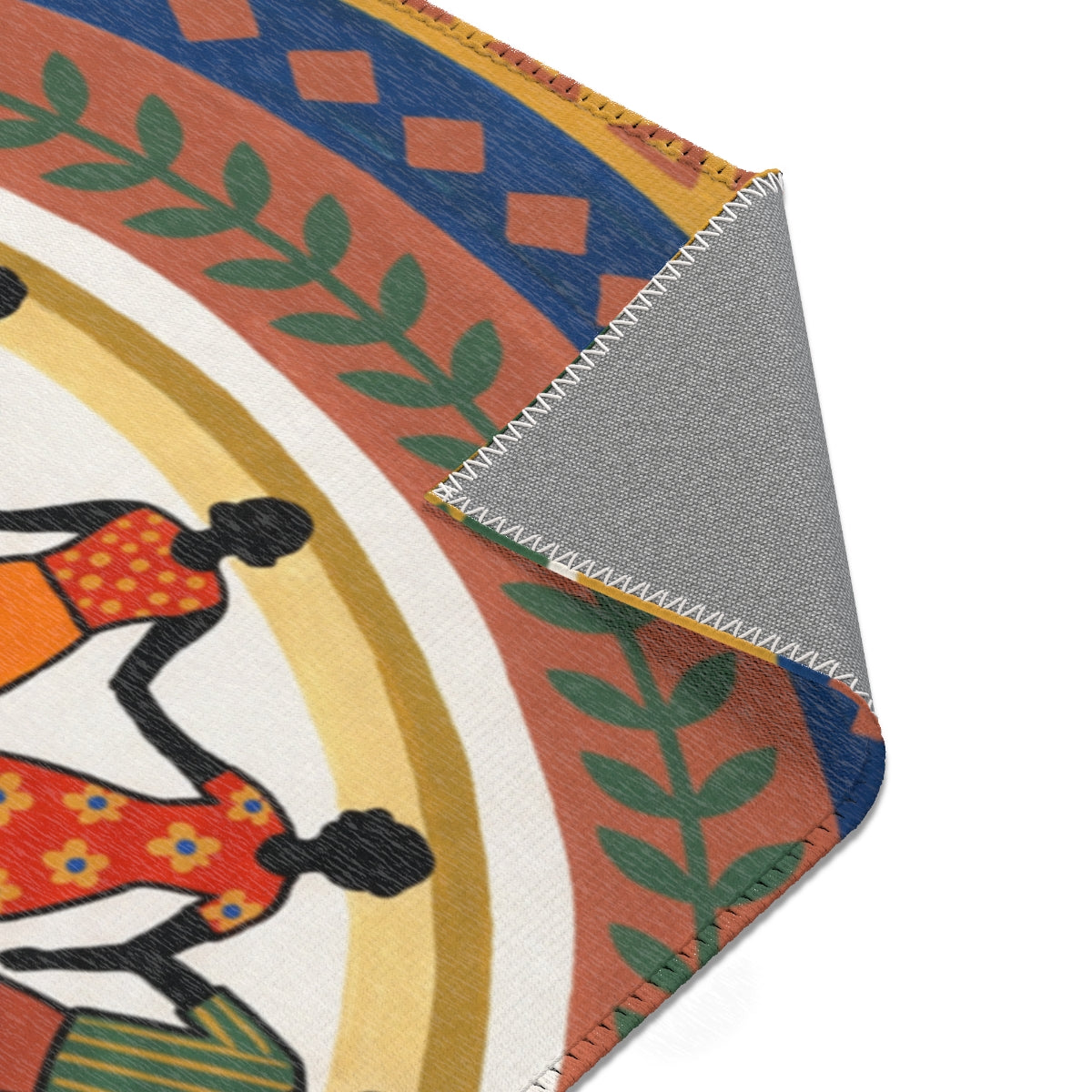 Area Rug - Unity Mandala Folk Art | Echovira Gallery